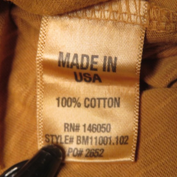 Buck Mason Mens Slub T-Shirt Curved Hem Crew S/S - Picture 12 of 12